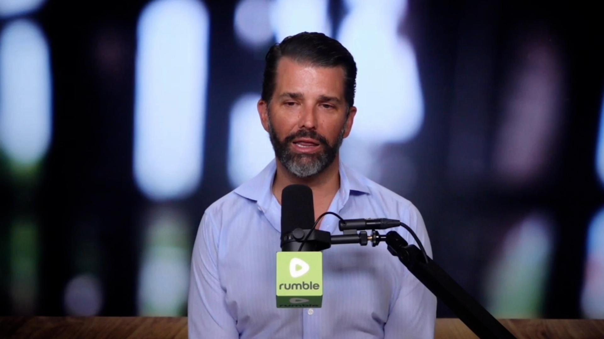 Donald Trump Jr. revealed he's working on a DeFi project during a stream of his Locals subscription podcast.