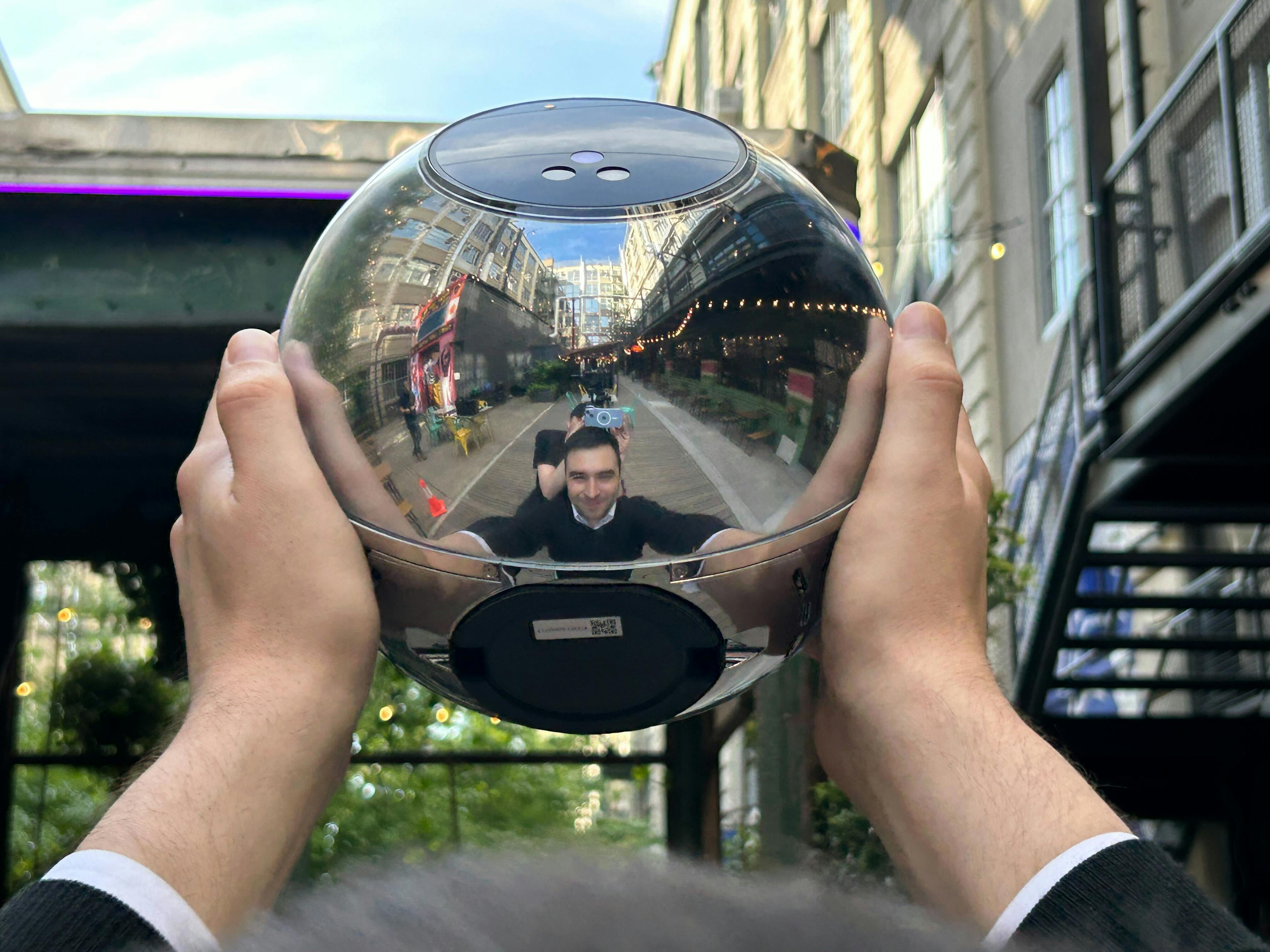 Costing a few thousand dollars to make, Worldcoin's eye-scanning orb is looking to put proof-of-personhood on-chain.